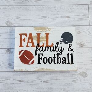 Fall Family Football Table Top Decor